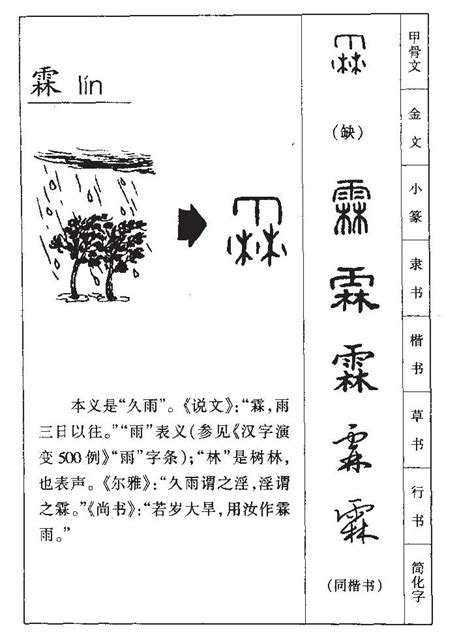 霖的意思名字|霖的意思